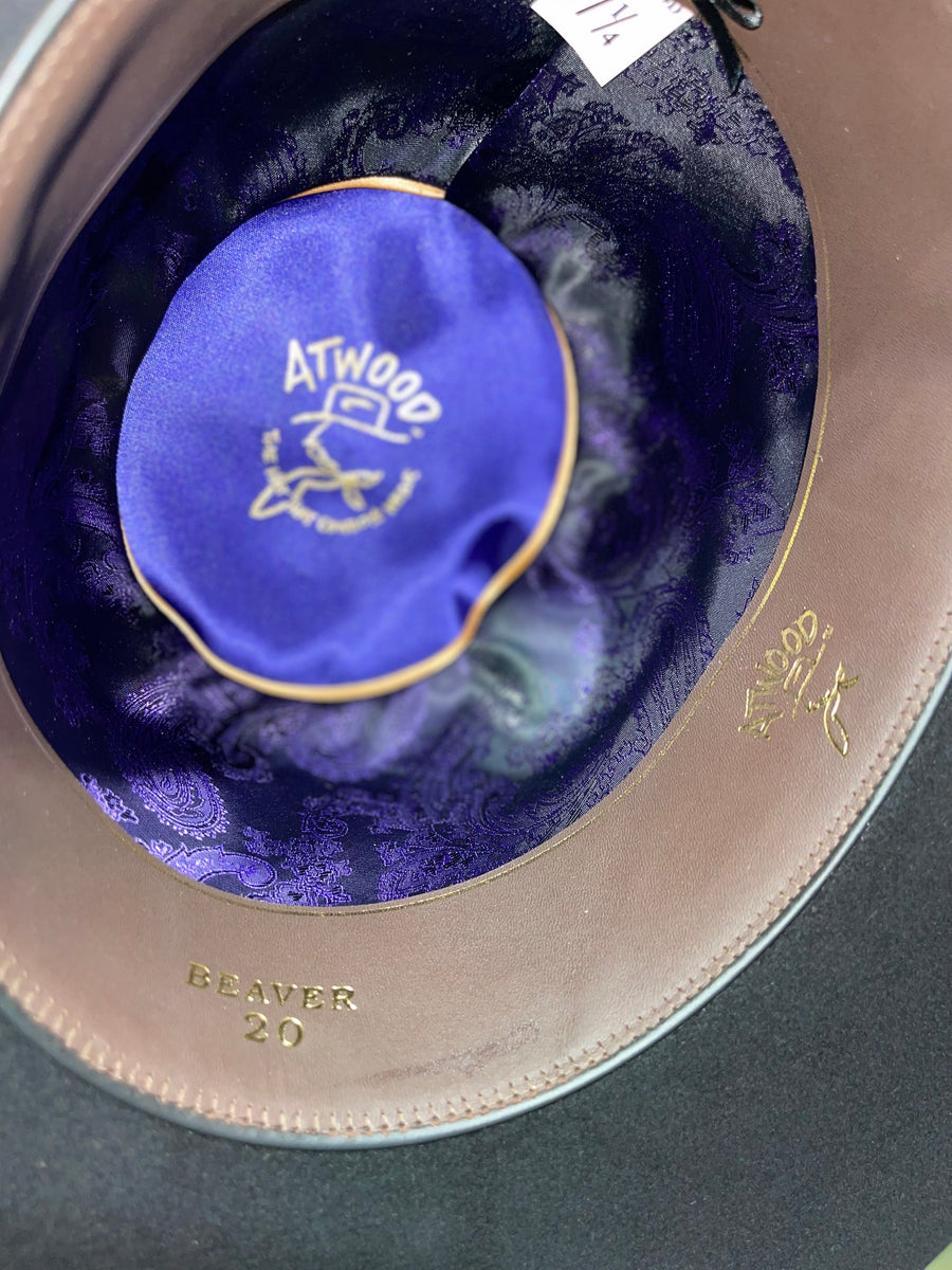 Atwood 20x Black Felt Hat Hamblen Hats