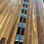 Hatband with Turquoise Concho Multi