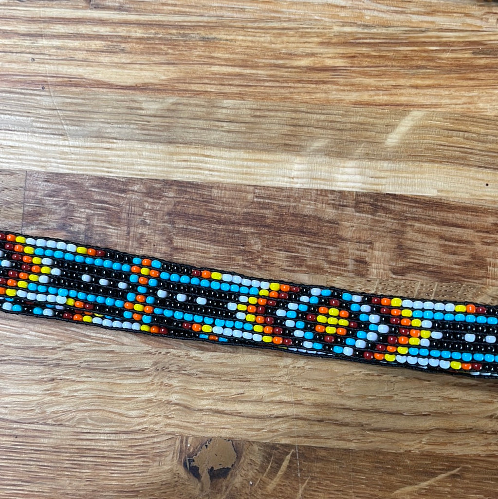 Beaded Turquoise Cowboy Hat Band, Native American Beaded Feather Cowboy Hat  Band, Western Hat Band, Rodeo Fashion, Beaded Hat Band -  New Zealand